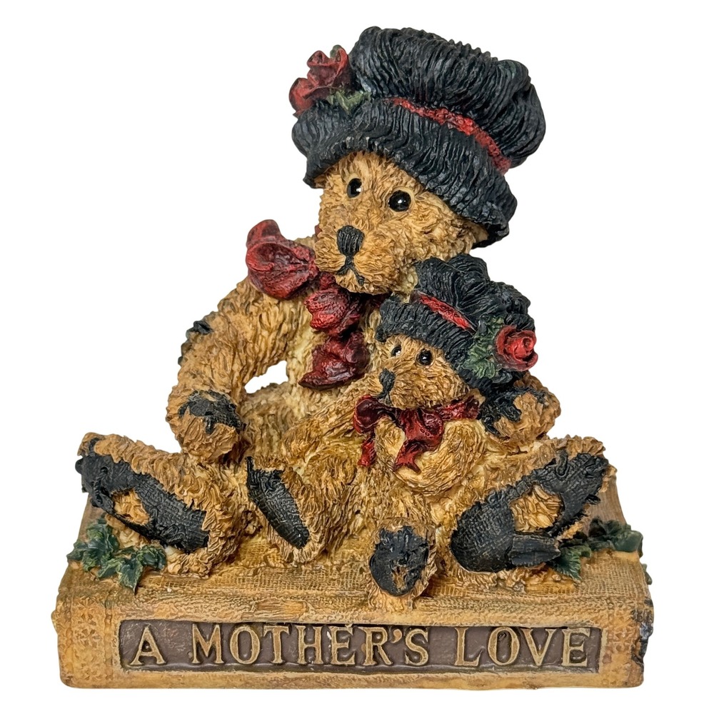 Boyds Bears A Mother's Love Simone de Bearvoire Figurine 2001 Bearstone 1993 Box